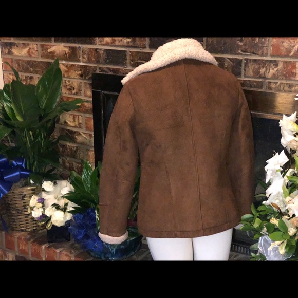 Faux suede jacket - Picture 2 of 4